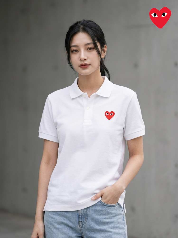 꼼데가르송 레드 와펜 PK 티셔츠