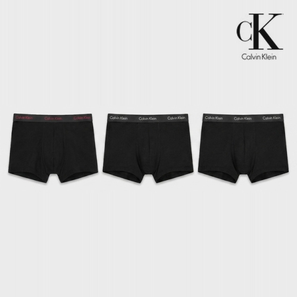 캘빈 클라인 남성 ck 코튼 스트레치 3팩 로우 라이즈 트렁크 3PACK